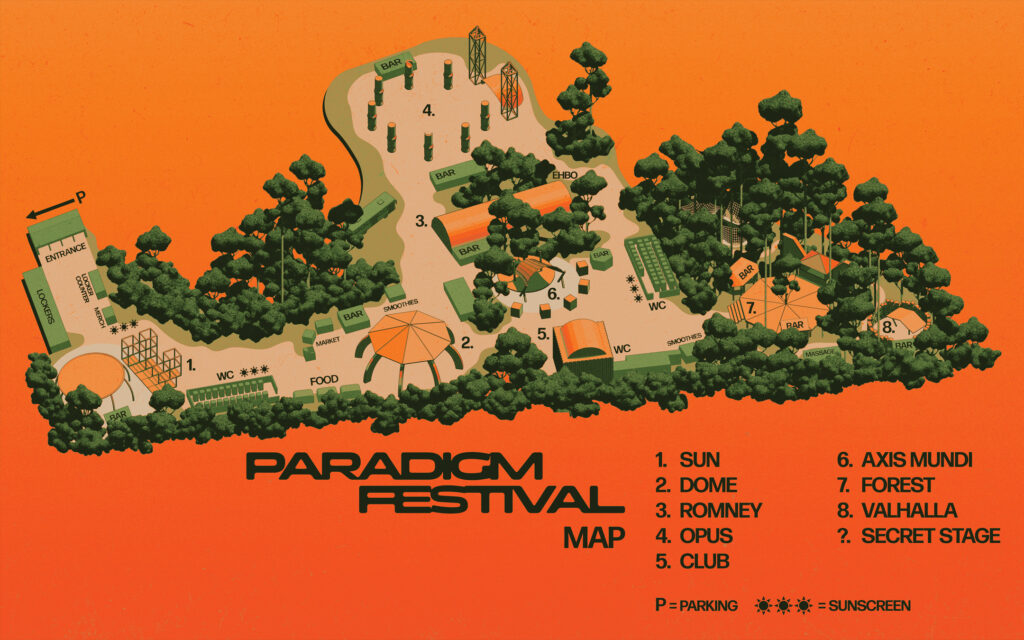 Paradigm Festival 2025 Map